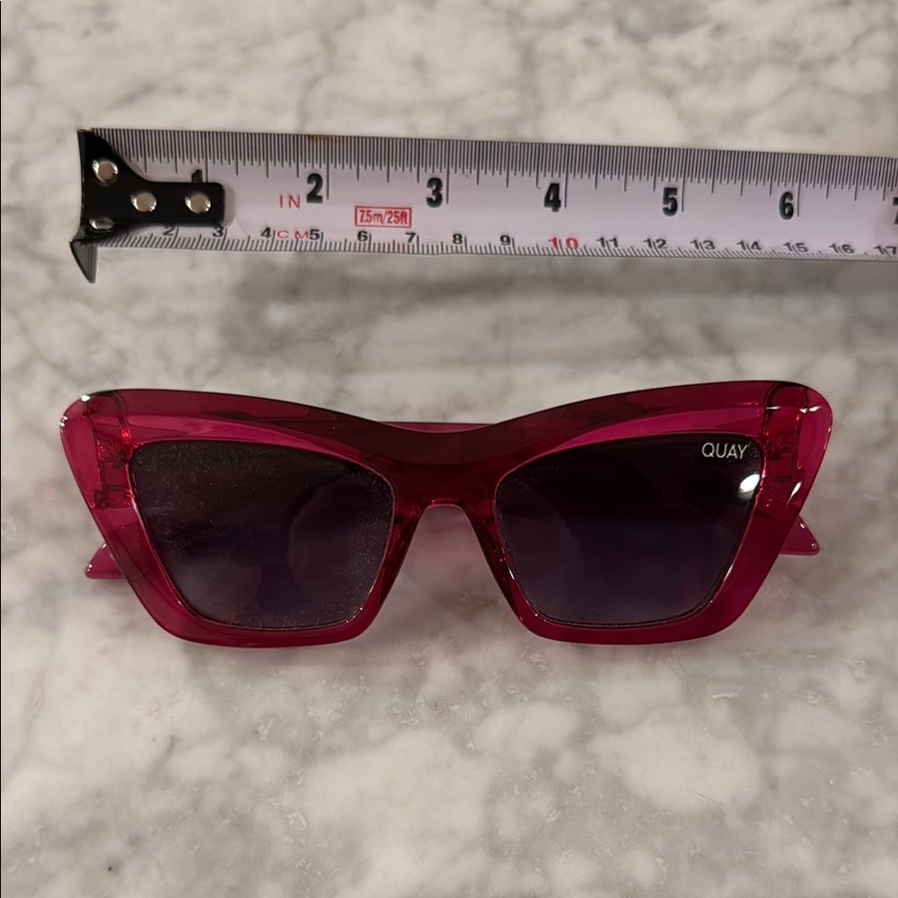 Quay Australia Pink Cat-Eye Sunglasses